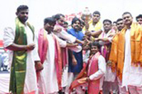 Pawan Kalyan felicitates wrestlers Photos
